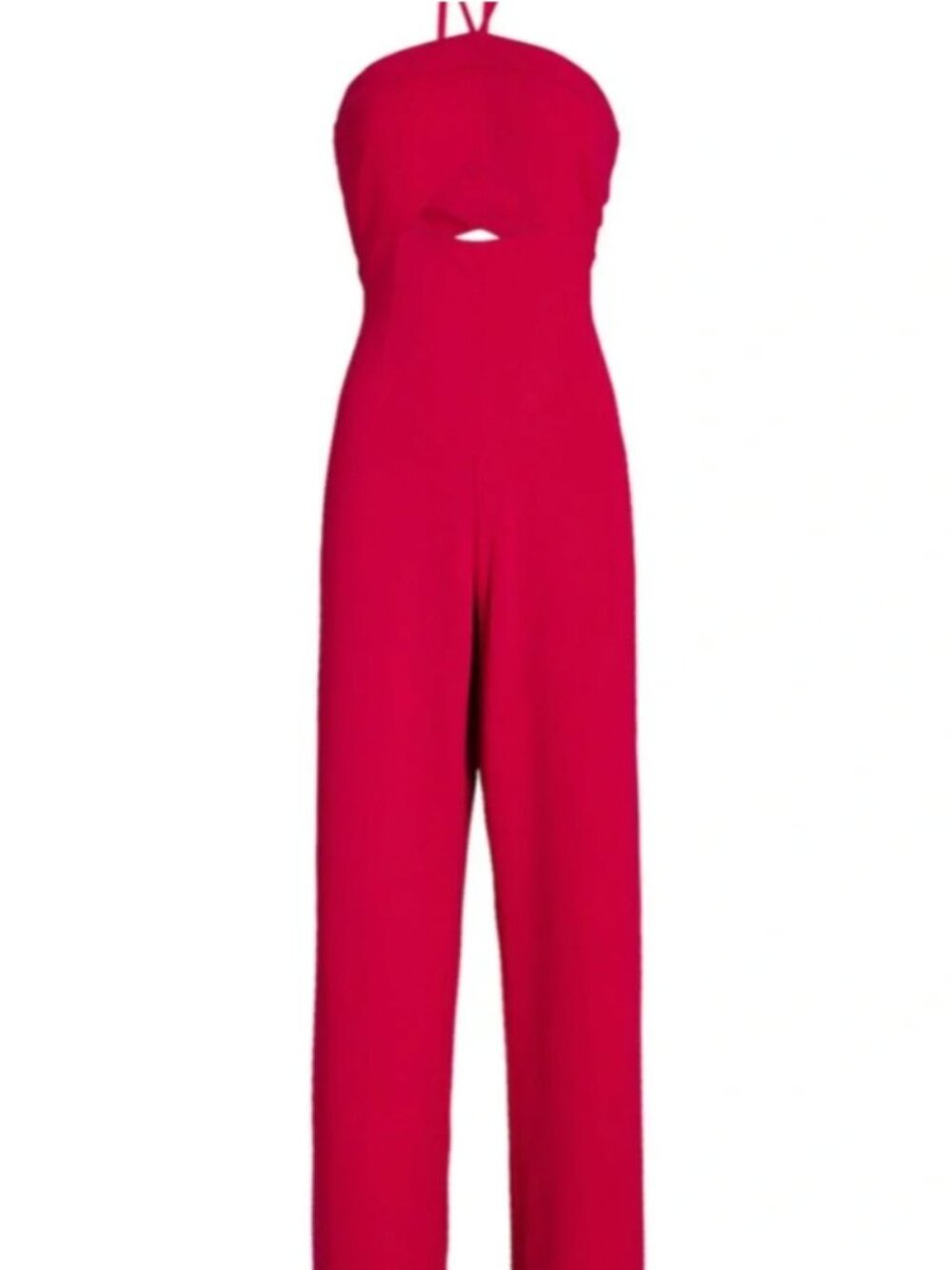 INTERMIX Pink Halter Jumpsuit